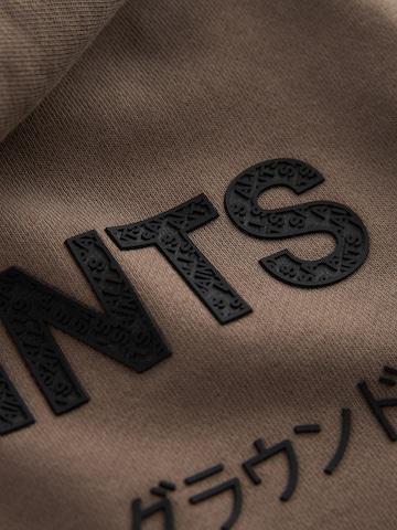 smALLSAINTS - Sweatshirt 'Underground' em castanho