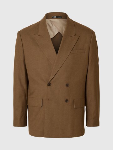 Comfort fit Giacca da completo di SELECTED in marrone