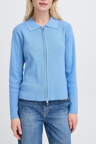 b.young Gebreid vest 'MMORLA' in Blauw