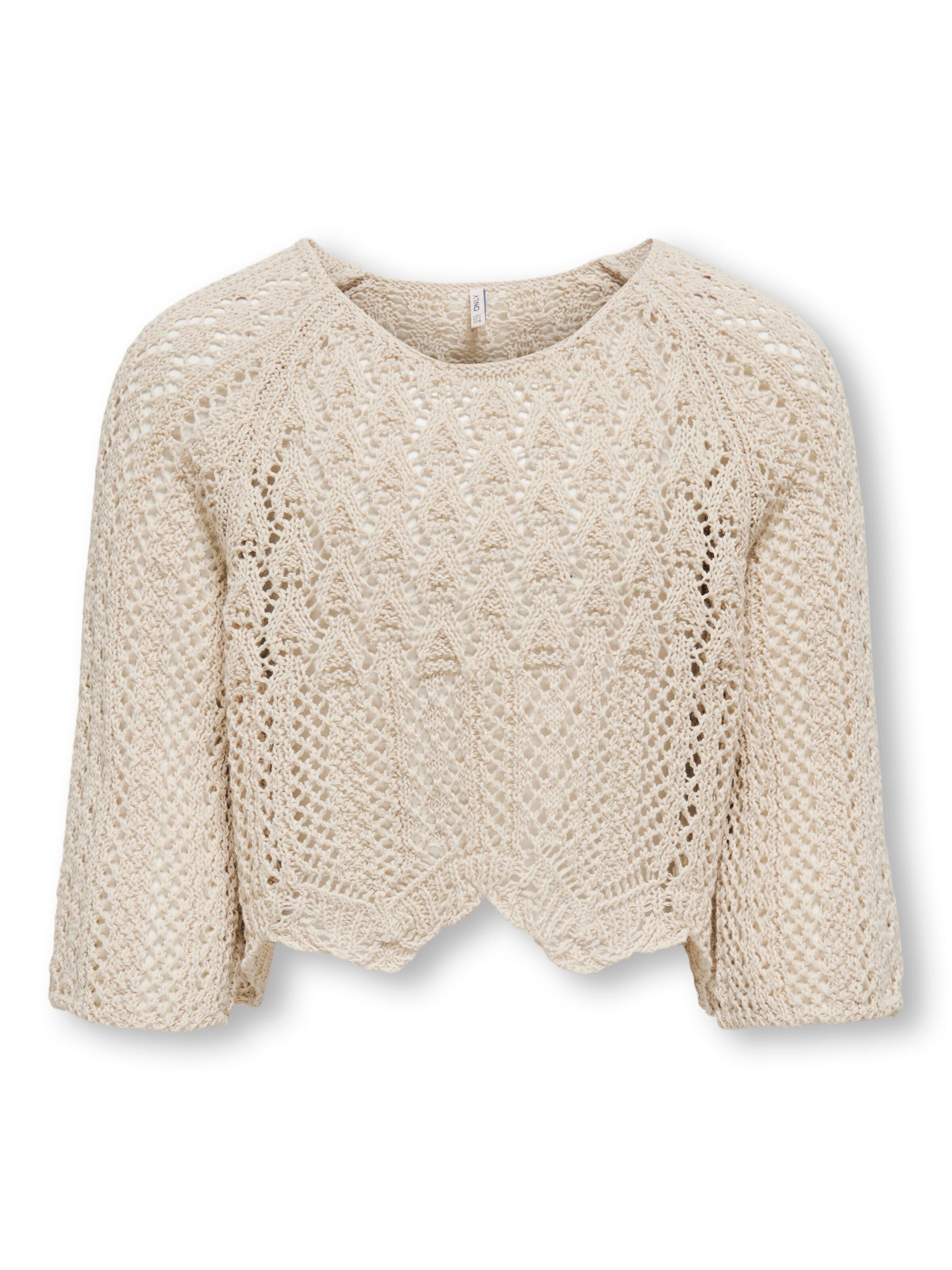 ONLY GIRLS Pullover 'KOGNola' in Grau: Vorderseite