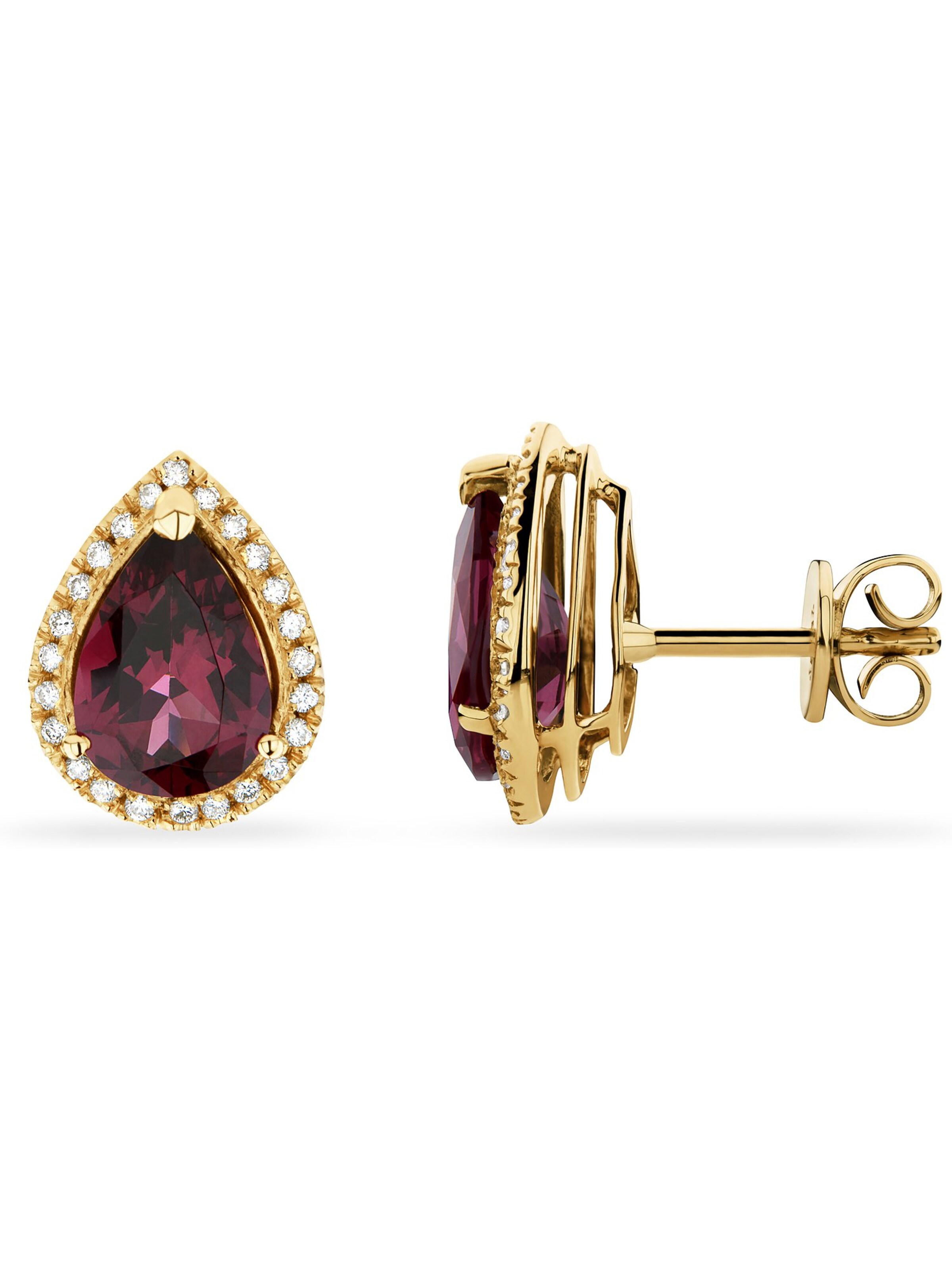 CHRIST Earrings in Red