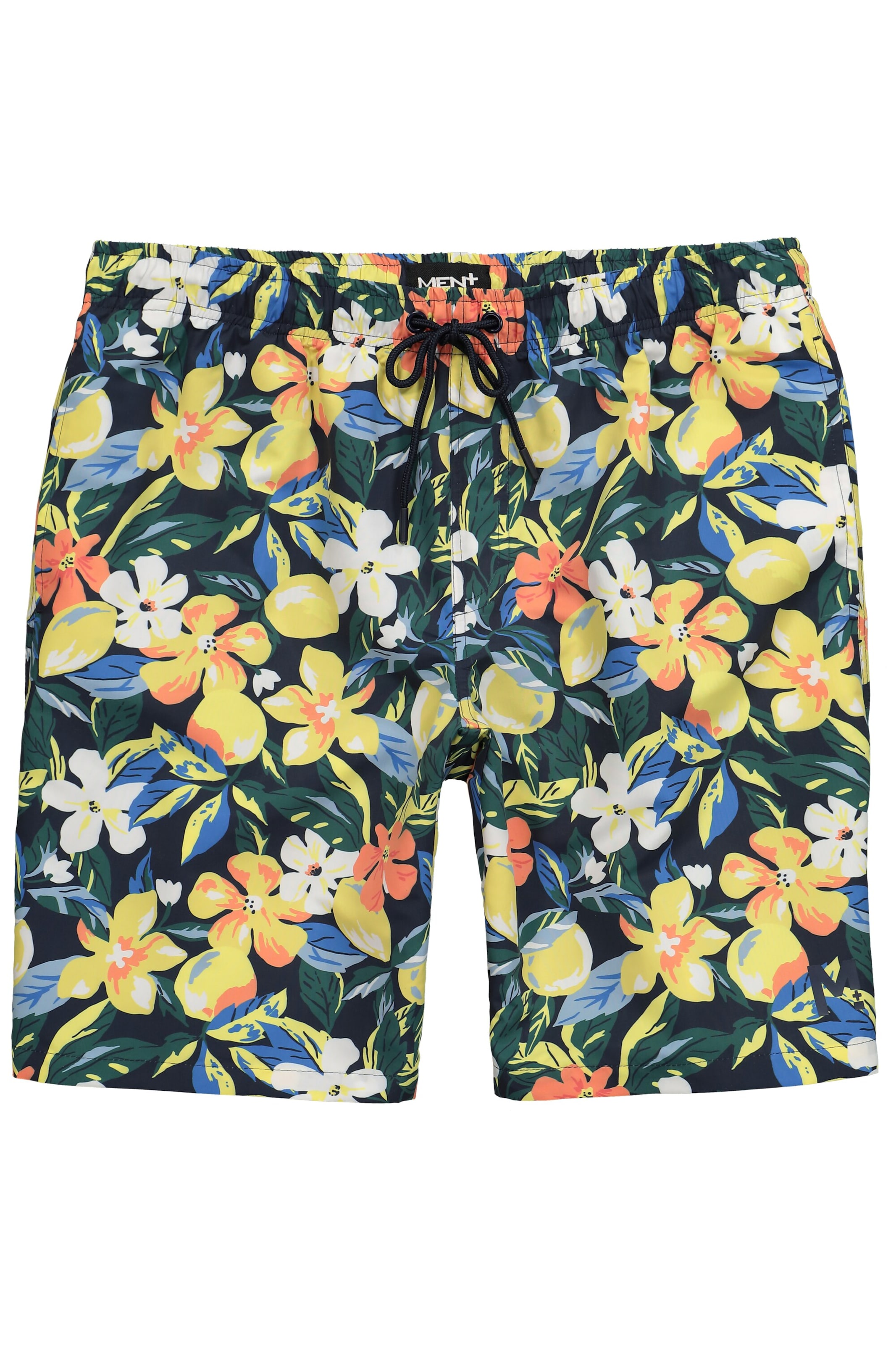 Men Plus Badehose in Blau: Vorderseite