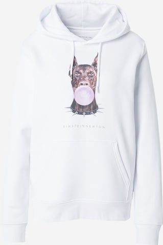 EINSTEIN & NEWTON Sweatshirt 'Bubble Dog' i hvid: forside