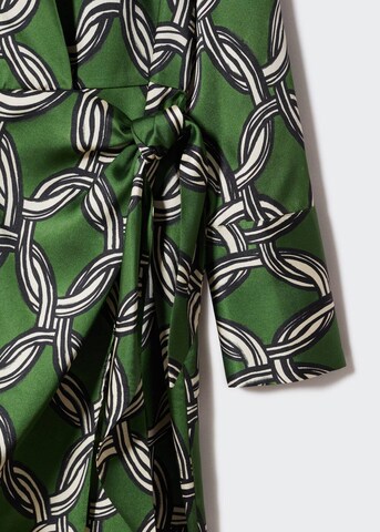 MANGO Sukienka 'cadena' w kolorze zielony