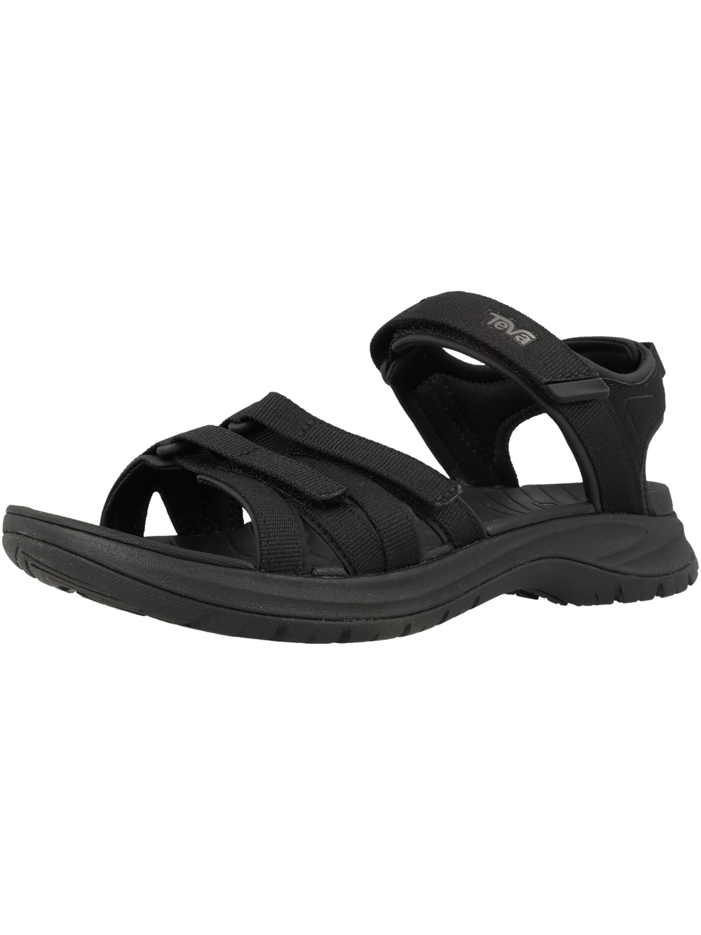 TEVA Hiking Sandals 'Tirra' in Black: front
