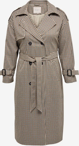 ONLY Carmakoma Between-seasons coat 'CHLOE' in Beige: front