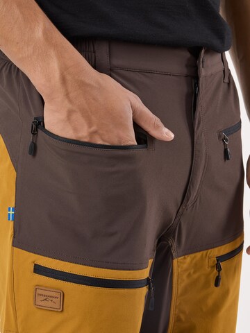 Regular Pantalon outdoor 'Lofoten' SWEDEMOUNT en marron