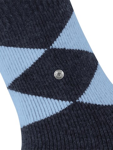 BURLINGTON Socken 'Cosy Argyle'‌‌‌ in Blau