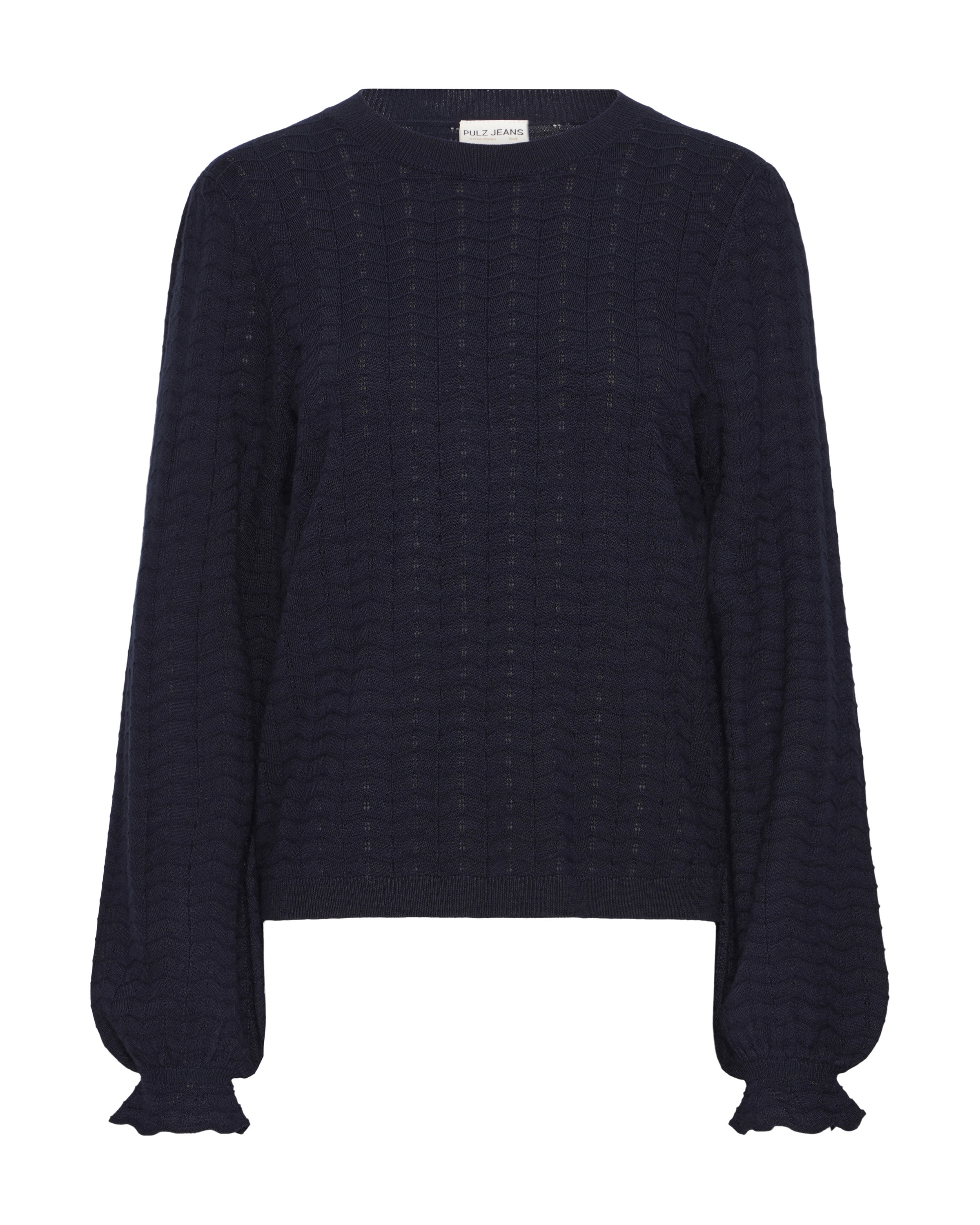 Pull-over Pulz en bleu : devant