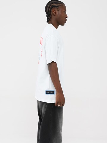 Koyumi Shirt 'Oversize Panthera Tigris DTG Print T-Shirt – Heavy Cotton' in White