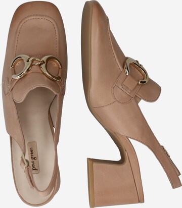 Paul Green Γόβες slingback σε καφέ