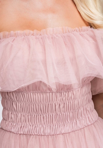 Robe de cocktail Ombre en rose