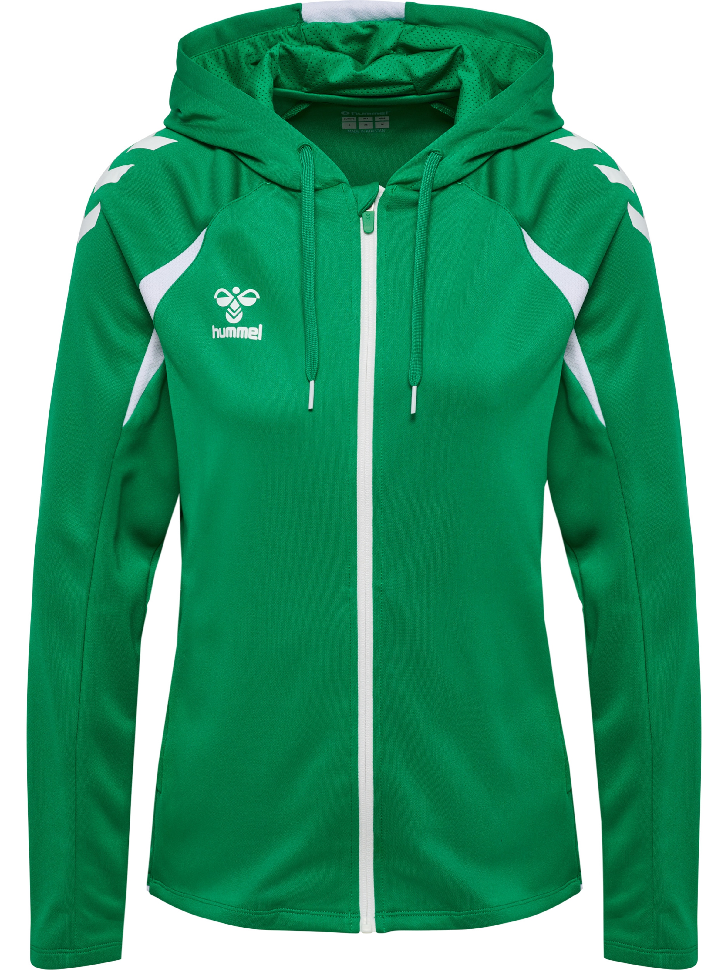 Hummel Sportief sweatshirt in Groen: voorkant