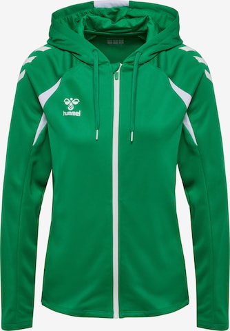 Hummel Sportief sweatshirt in Groen: voorkant