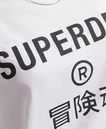 Superdry Тениска в бяло