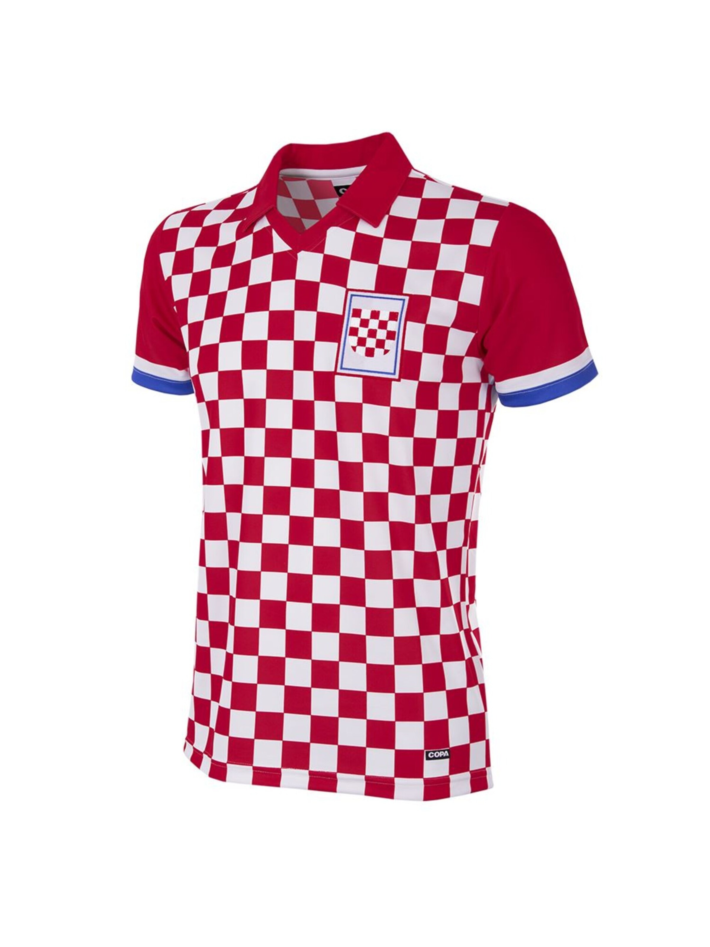 Copa Jersey 'Retro Kroatien 1990' in Red: front