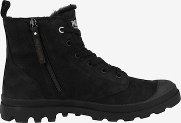 Palladium Lace-Up Ankle Boots in Black