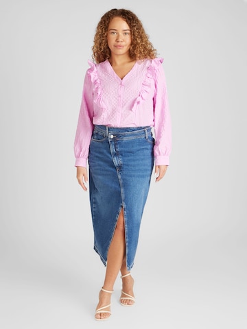 Vero Moda Curve Bluzka 'CIRA' w kolorze fioletowy