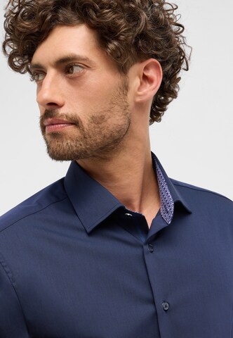 ETERNA Slim fit Zakelijk overhemd 'Performance' in Blauw