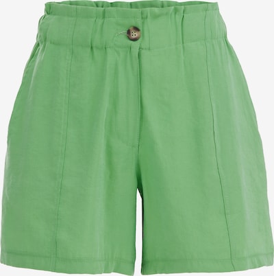 WE Fashion Voltidega püksid roheline, Tootevaade