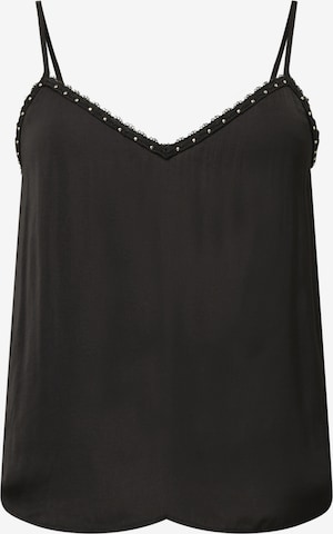 Guido Maria Kretschmer Curvy Collection Top 'Valeria' in Black: front