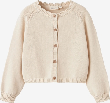 Lil'Atelier Strickjacke in Beige: Vorderseite