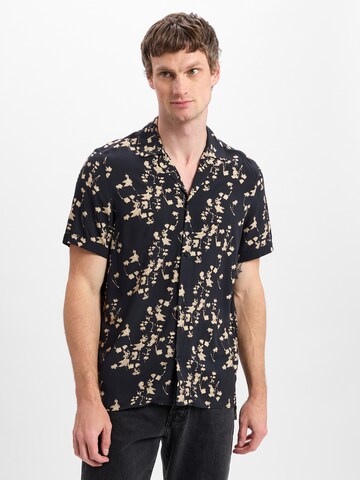 DRYKORN Regular Fit Hemd 'Bijan_2' in Schwarz: Vorderseite