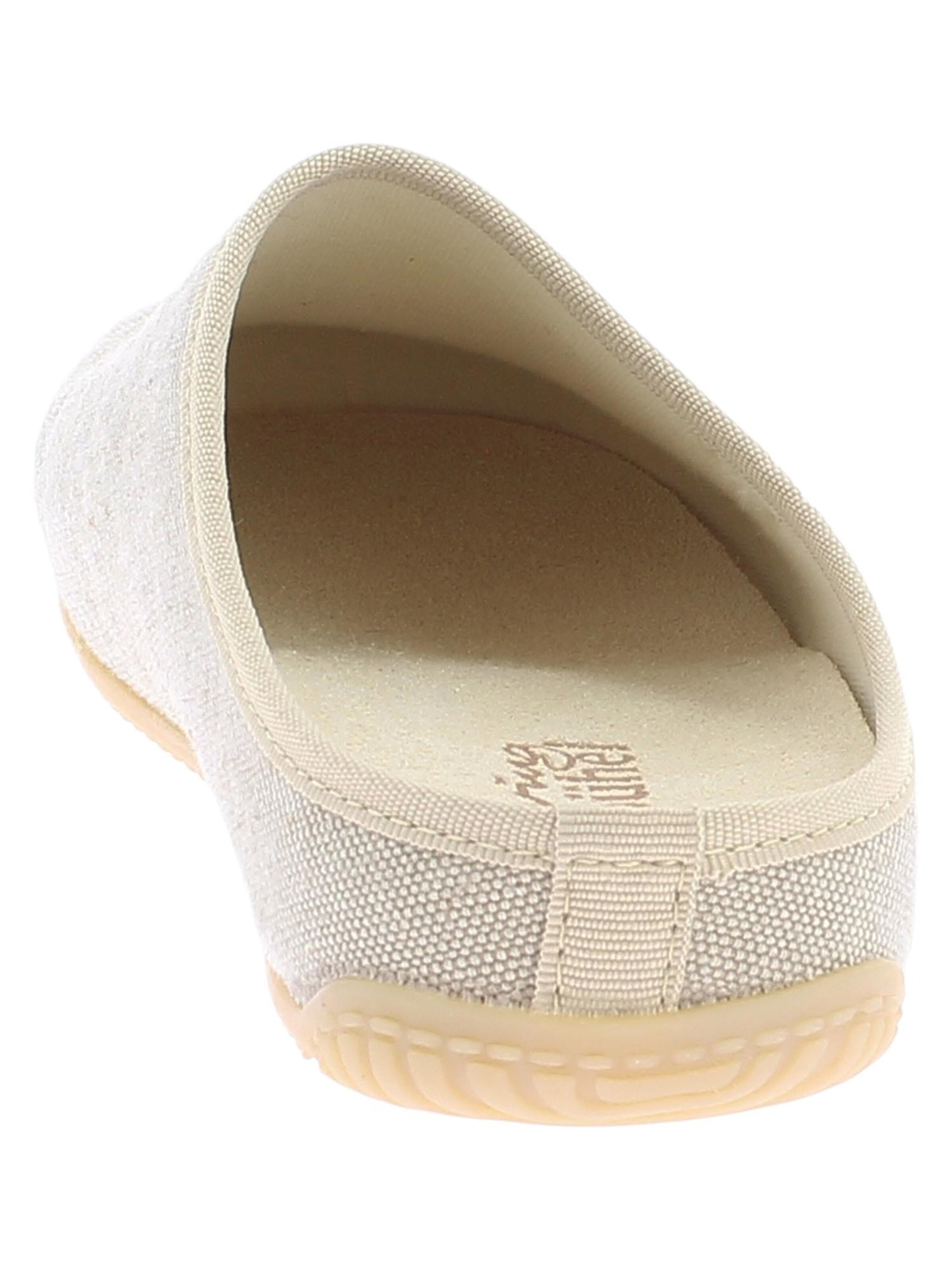 Living Kitzbühel Slippers 'Cotton - Schweizer Kreuz' in White