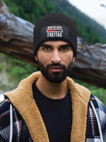 Youth Designz Beanie 'Freitag wird geladen' in Black