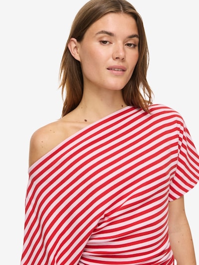 Noisy may T-shirt 'NMStormi' en XS en rouge / blanc, Vue avec produit
