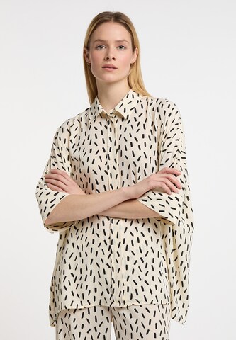 DreiMaster Klassik Bluse in Beige: predná strana