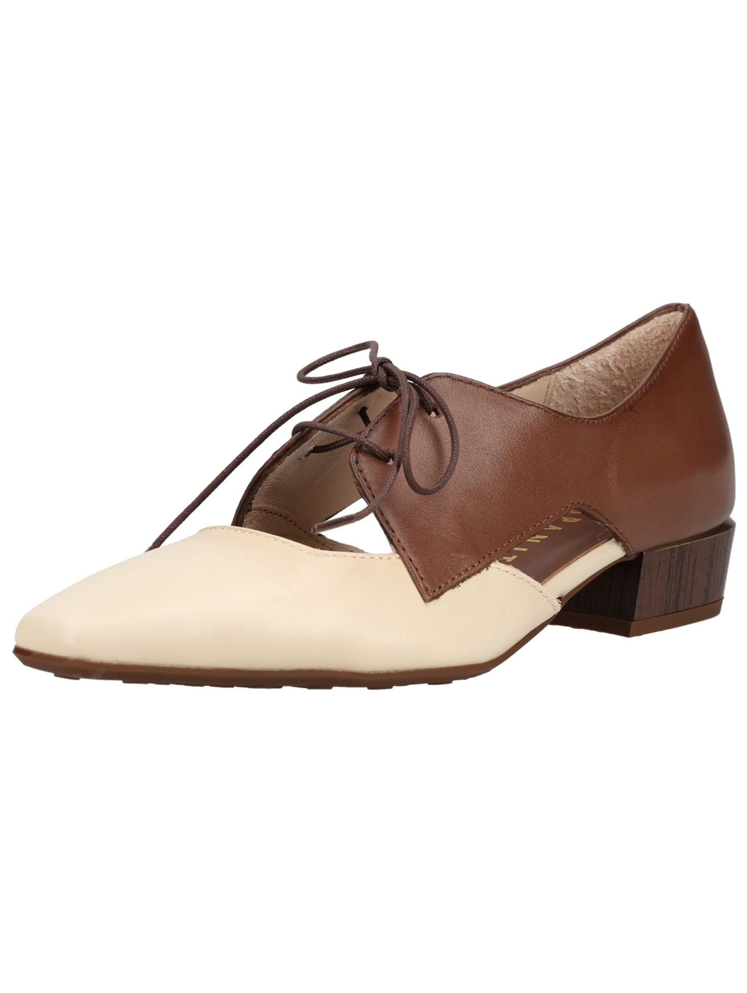 Hispanitas Schnürschuh in Braun: Vorderseite