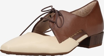 Chaussure à lacets Hispanitas en marron : devant