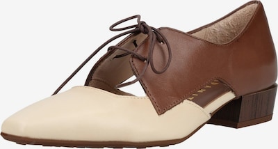 Hispanitas Schnürschuh in 36 in creme / dunkelbraun, Produktansicht