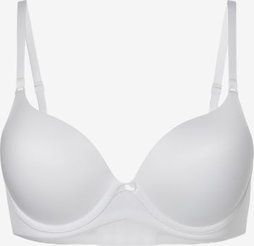 C&City T-shirt BH in Wit: voorkant
