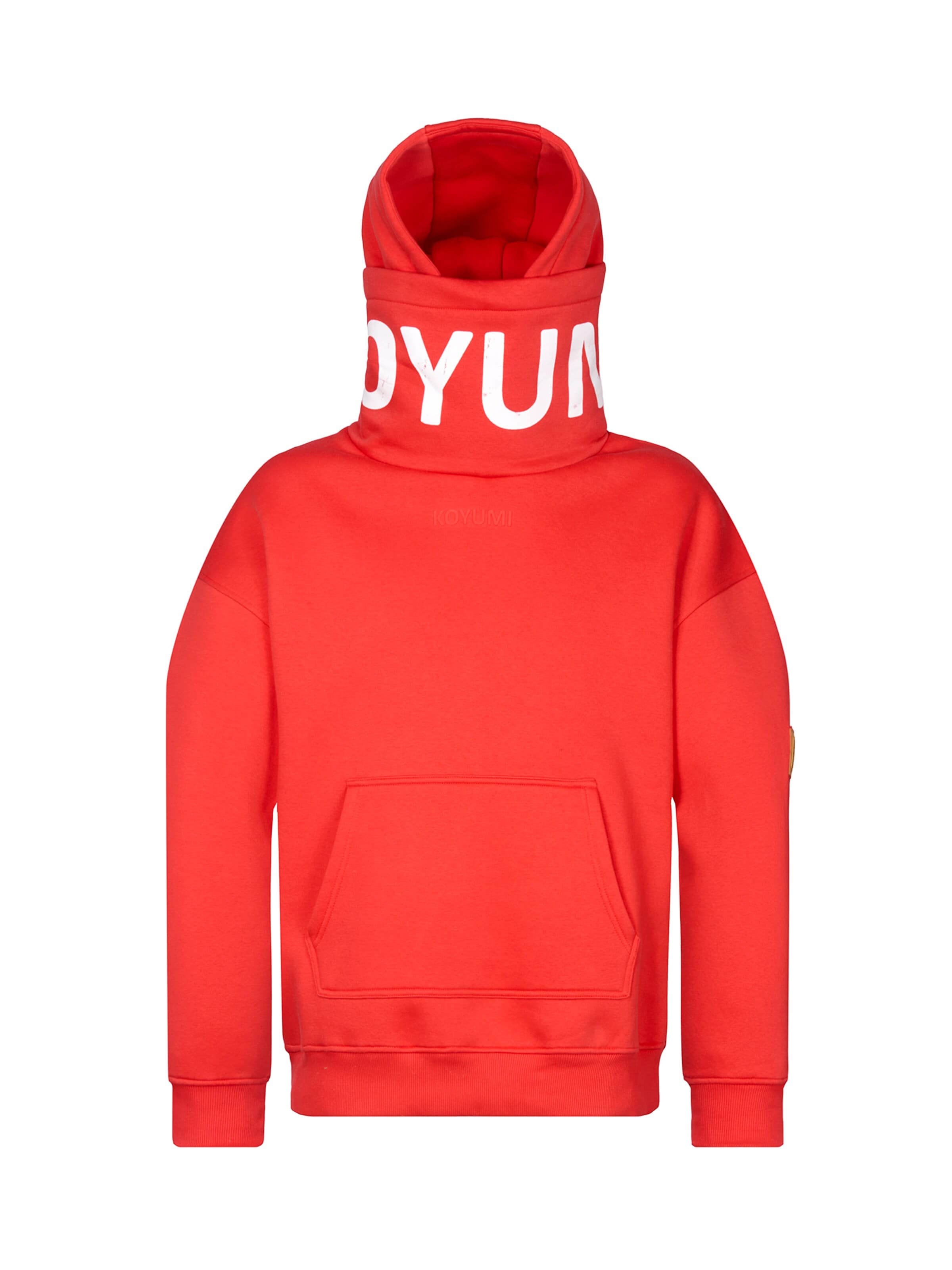 Koyumi Sweatshirt 'Break Your Neck' in Red: front