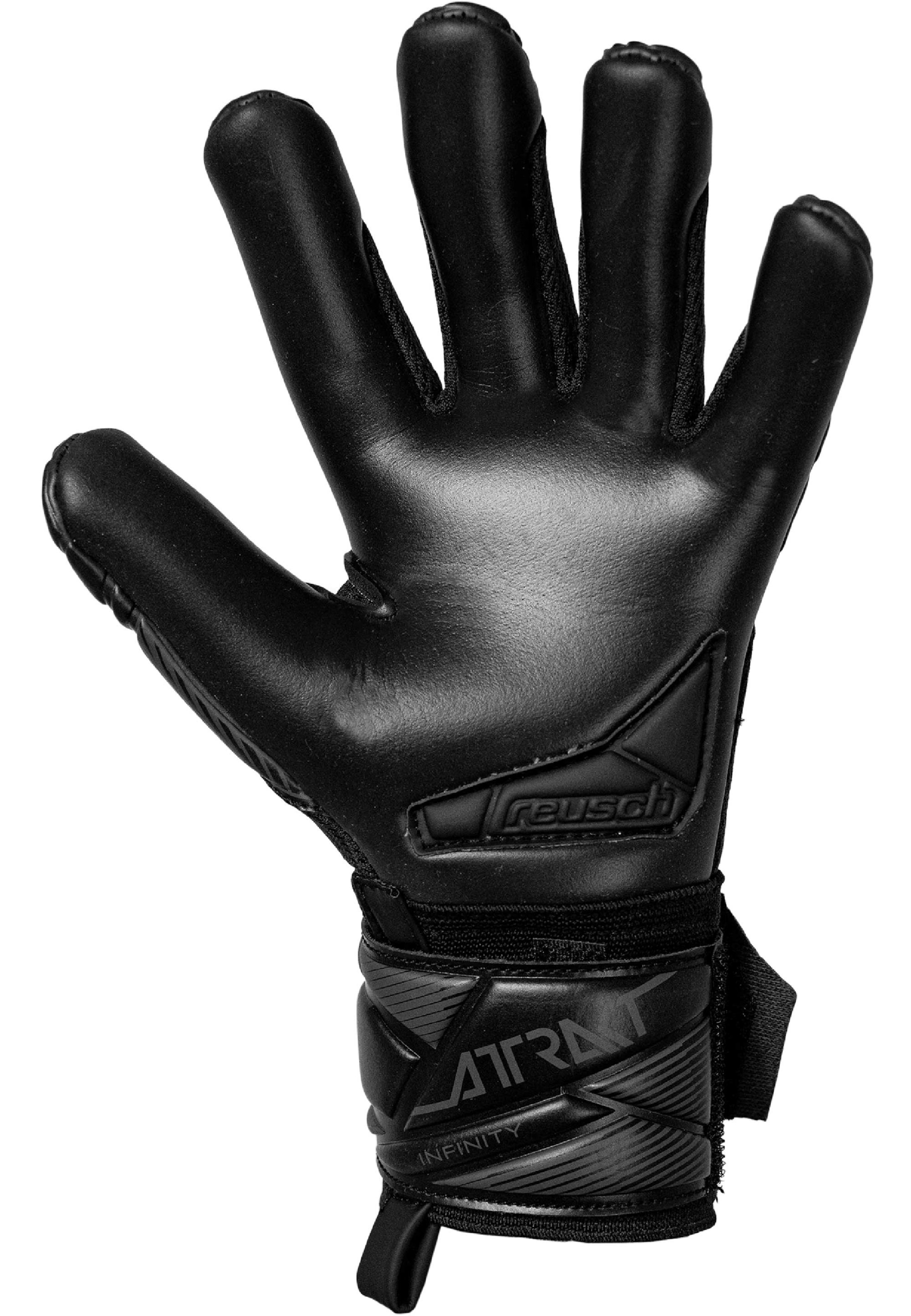 REUSCH Torwarthandschuhe 'Attrakt Infinity Evolution NC Junior' in Schwarz