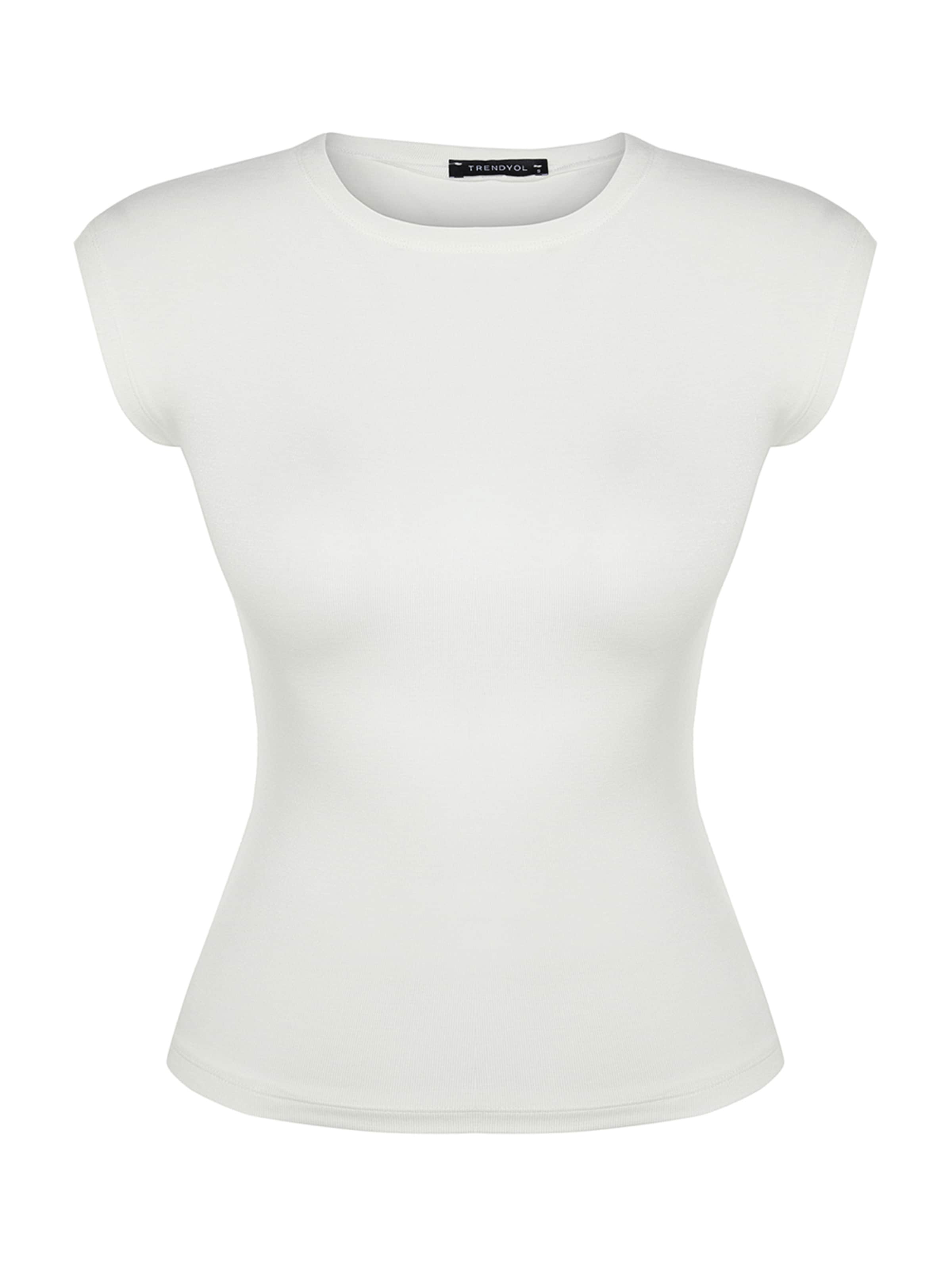Trendyol Koszulka w kolorze ecrum, Podgląd produktu