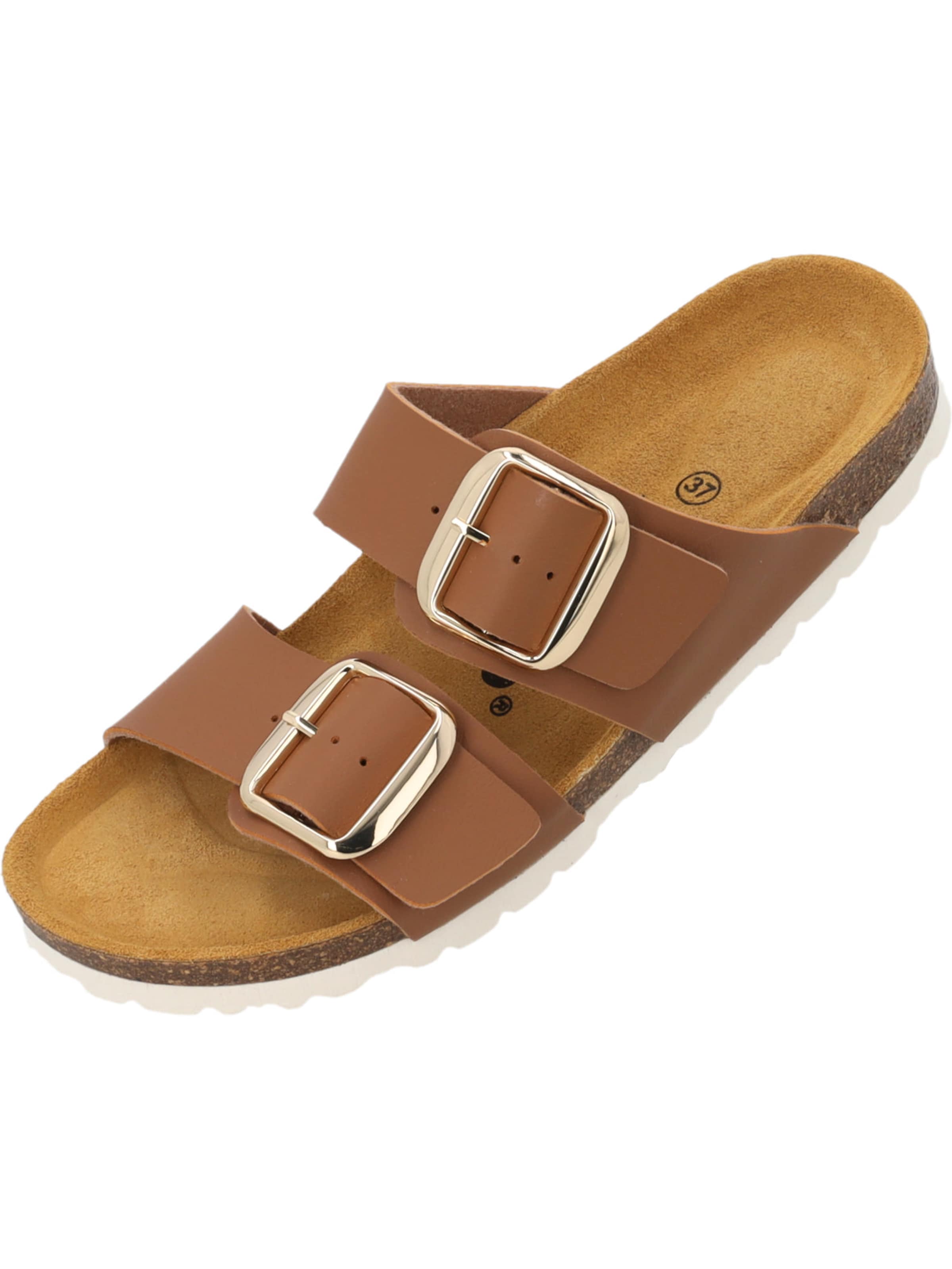 Palado Mules 'Palado Samos GS' in Brown: front