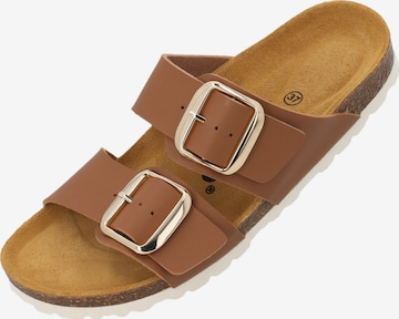 Palado Mules 'Palado Samos GS' in Brown: front