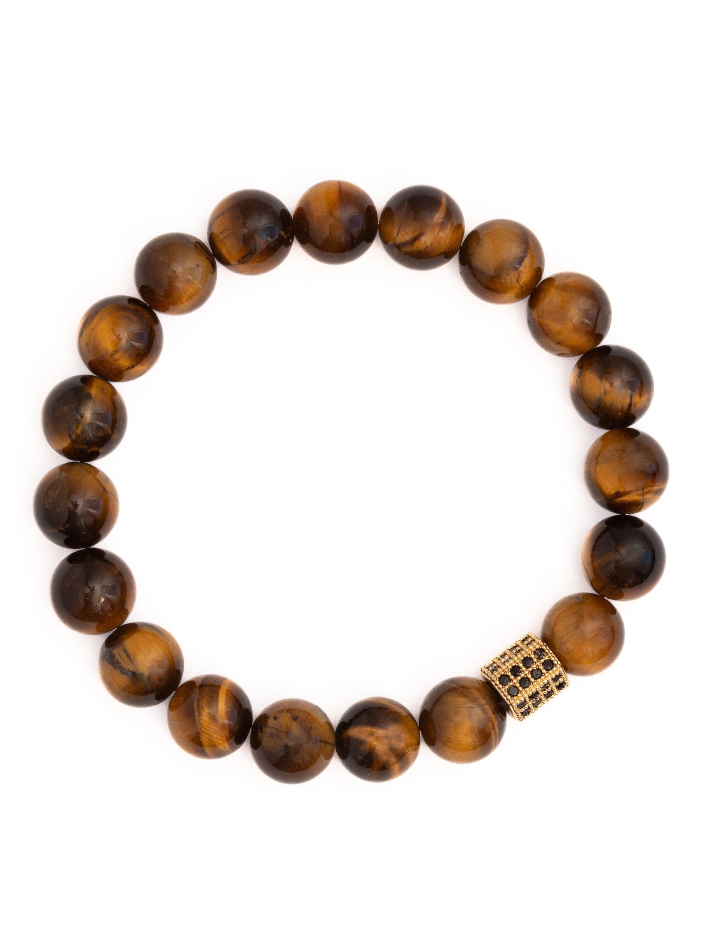 Secret Stones Armband 'Eye of Power' in Braun