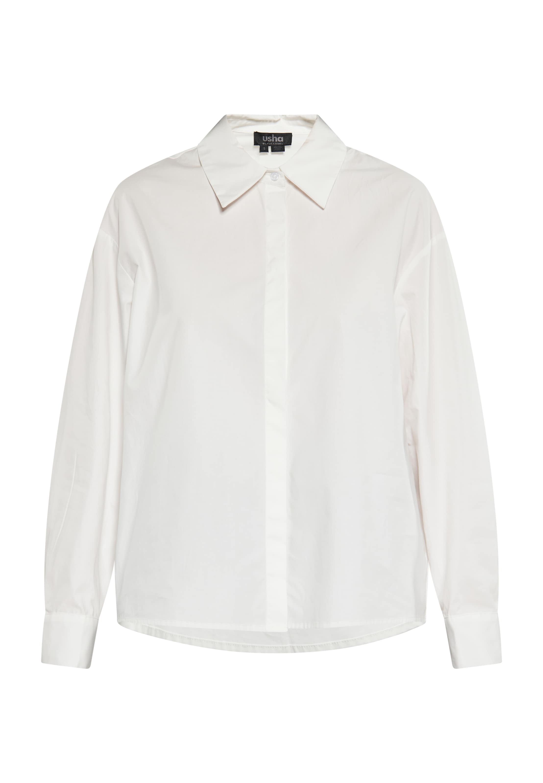 usha BLACK LABEL Bluse in Weiß: Vorderseite