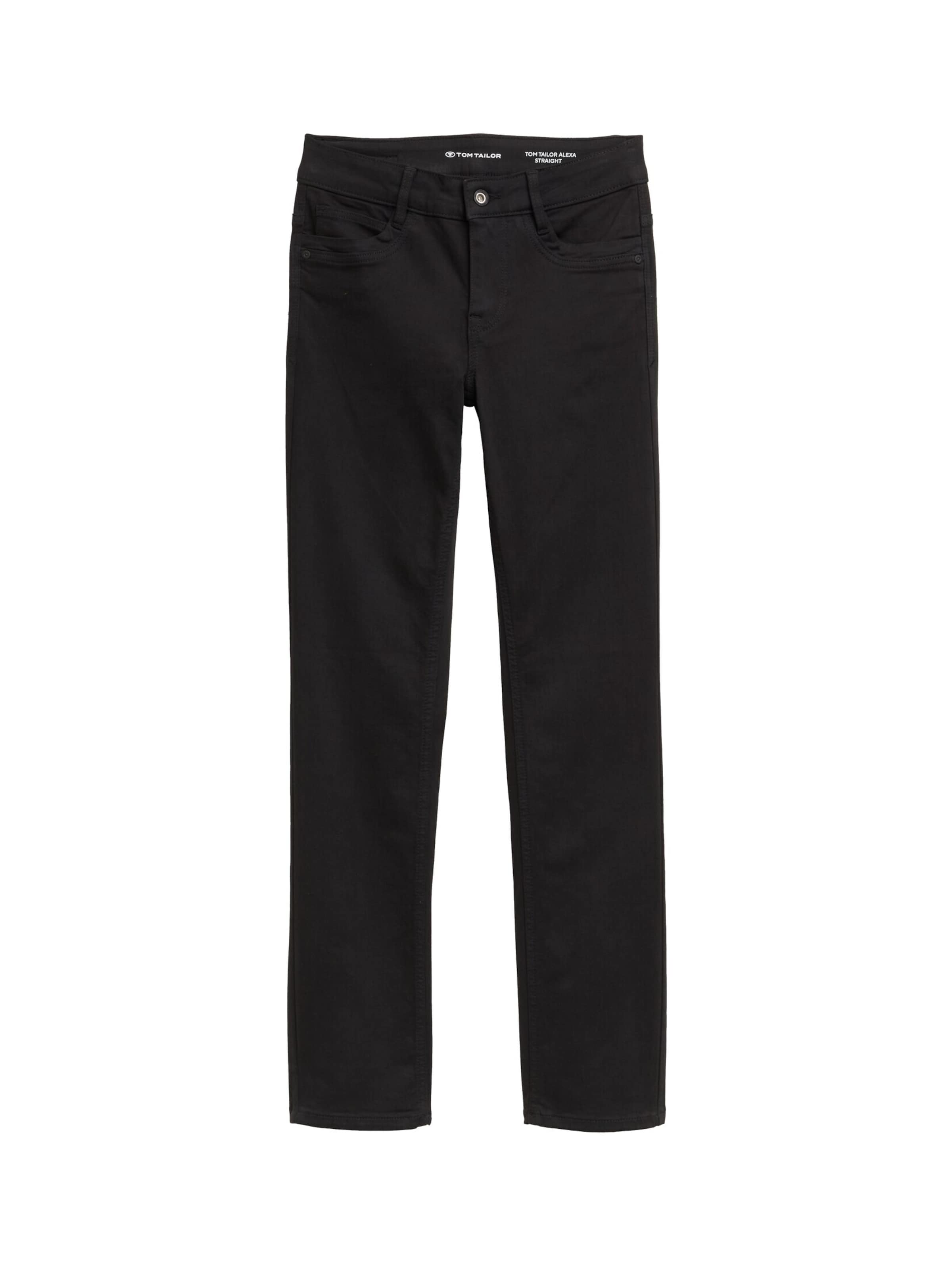 TOM TAILOR Regular Jeans 'Alexa' in Black: front