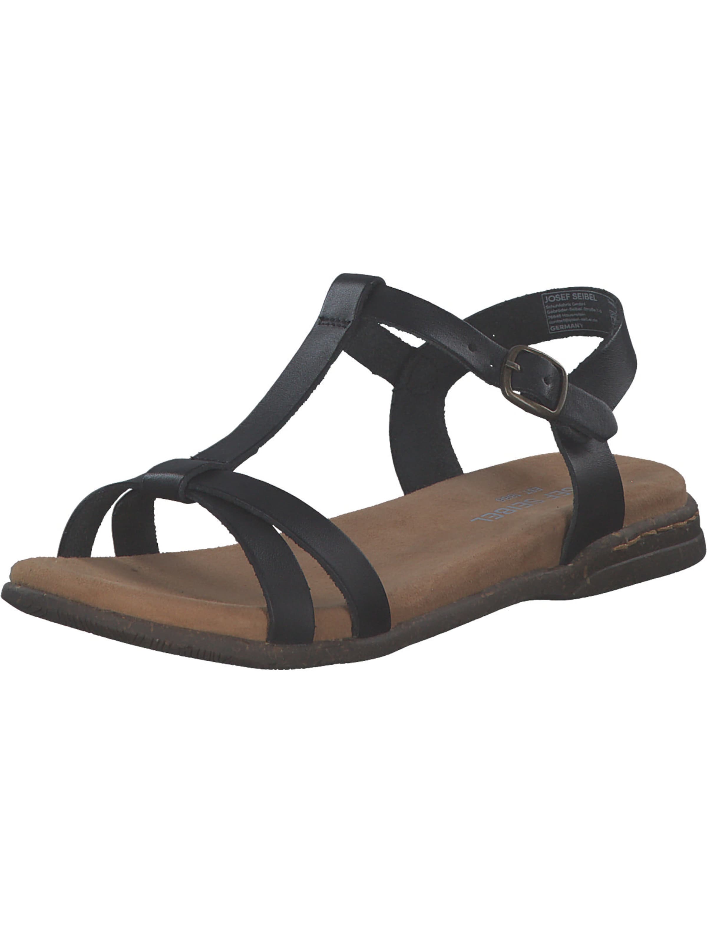 JOSEF SEIBEL Riemensandale 'Fabricia 01 74501' in Schwarz: Vorderseite