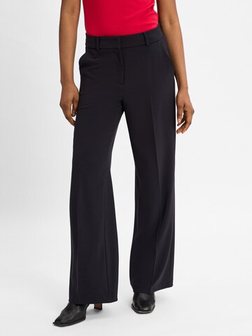 Cambio Regular Pleat-Front Pants 'Amelie' in Blue: front