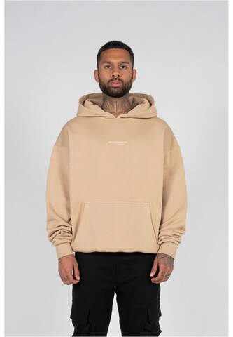 MJ Gonzales - Sudadera en beige: frente