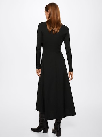 Robe 'Duna' MANGO en noir