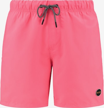 Pantaloncini da bagno ' MIKE' di Shiwi in rosa: frontale