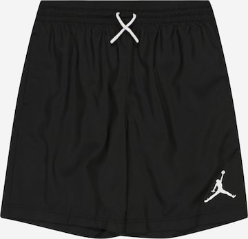 Loosefit Pantaloni de la Jordan pe negru: față