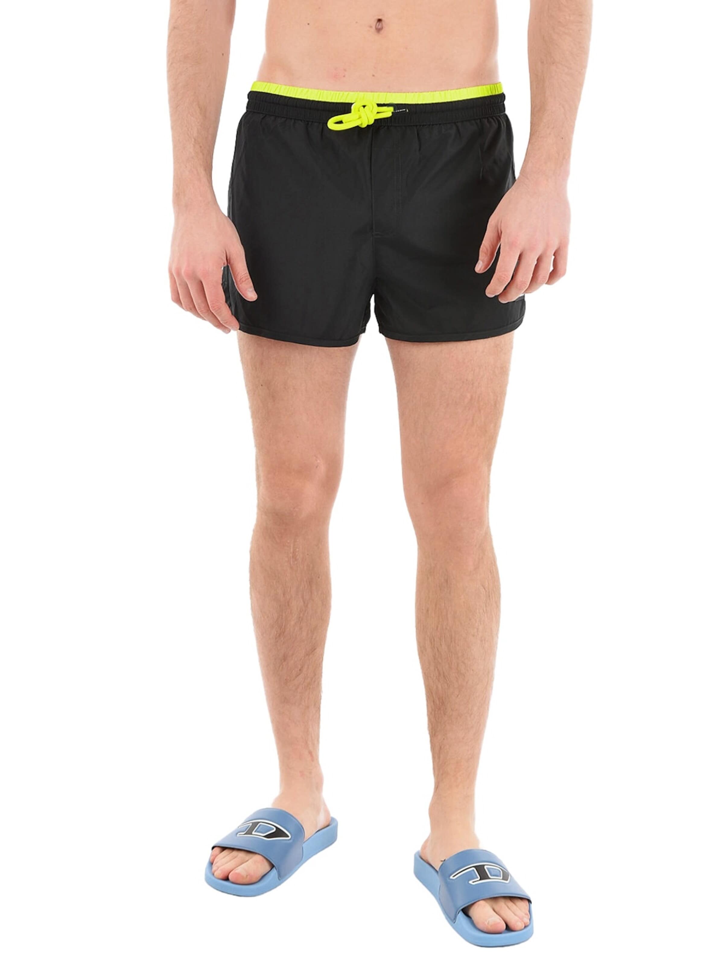 DIESEL - Calções de banho 'BMBX-REEF-OUT' em preto: frente